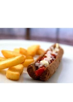 Curryworst speciaal en friet