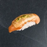 Sake cheese nigiri