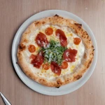 Pizza bresaola e Parmigiano
